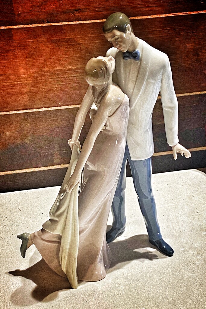 Lladro -  Happy Anniversary.  Couple In Adoring Embrace. by johnfalconer