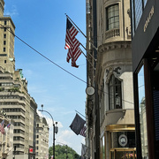 9th Jul 2024 - Flags On 5th Avenue For The 4th