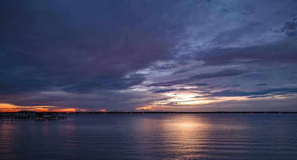 Sunset at the End of the Pier! by rickster549