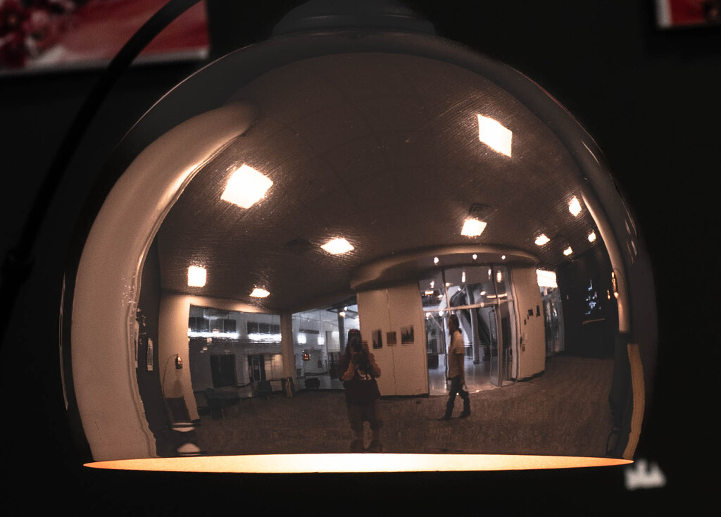 Selfie in Lampshade by darchibald