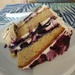 Blueberry and almond cake, a shared treat by samcat