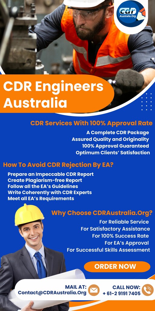 CDR Engineers Australia – Get 100% Approval Guaranteed by cdraustralia