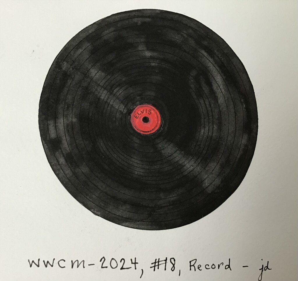 World Watercolor Month, #18, Record by juliedduncan