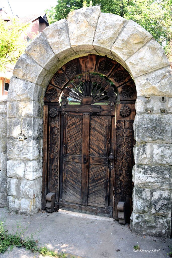 A wonderful gate at a house in Buda by kork