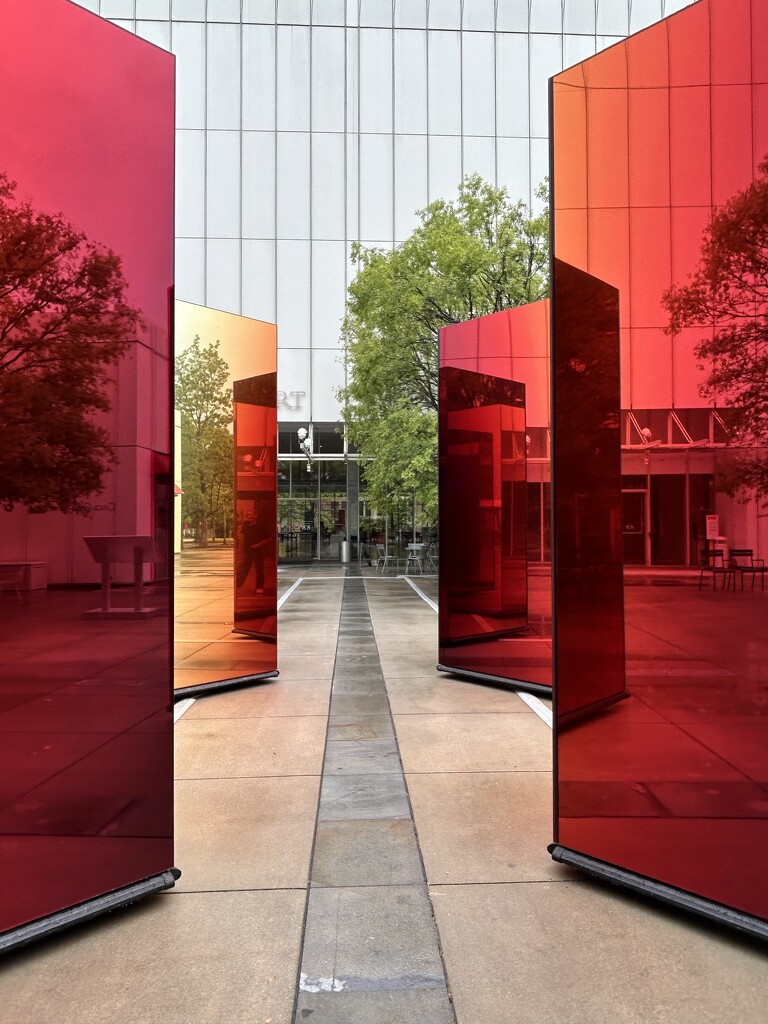 Mirror sculptures at High Museum Atlanta by swagman