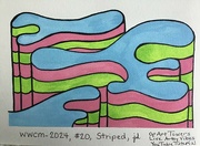 20th Jul 2024 - World Watercolor Month #20, Striped