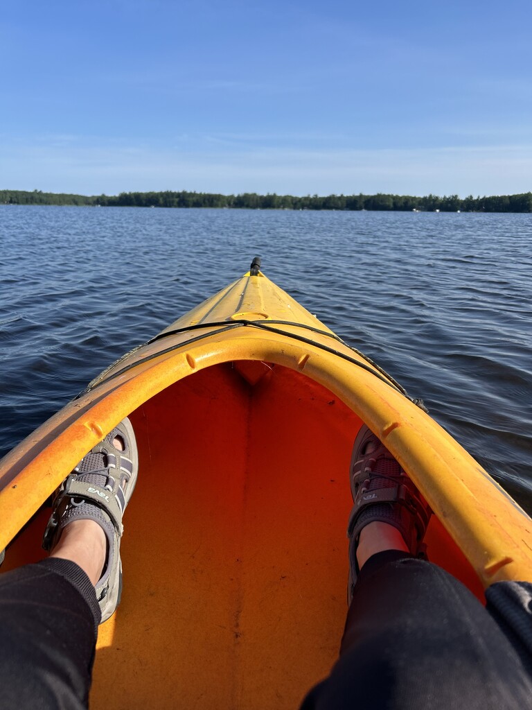 Kayaking from the cottage by mltrotter