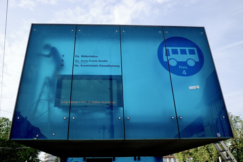 Morning Blues at Darmstadt Station by vincent24