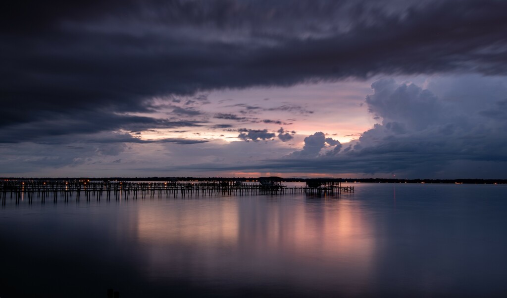 And on the Other Side of the Pier, We Had Somewhat of a Sunset! by rickster549