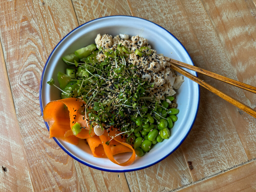 Ponzu Tofu Poke Bowl by eviehill