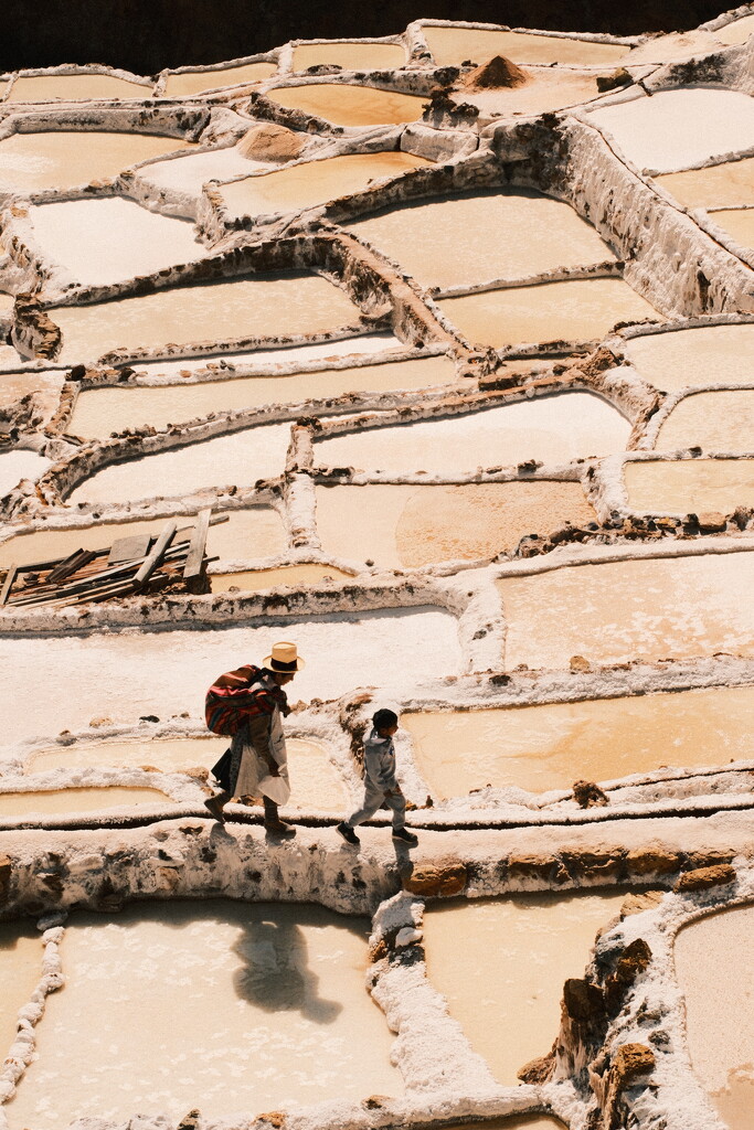 Salt farmers by stefanotrezzi