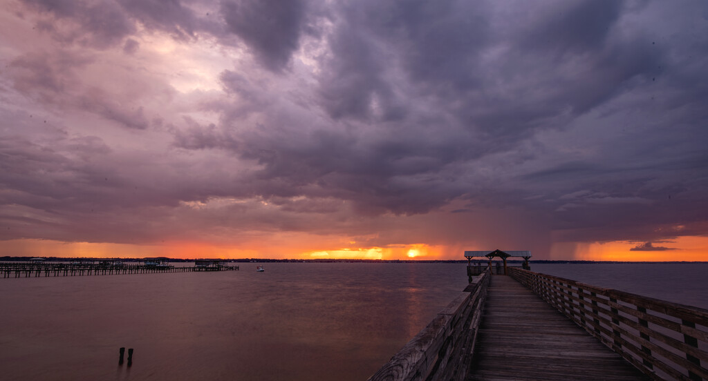 Tonight's Sunset Beyond the Storms! by rickster549