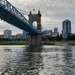Cincinnati from the River (Under the Bridge)