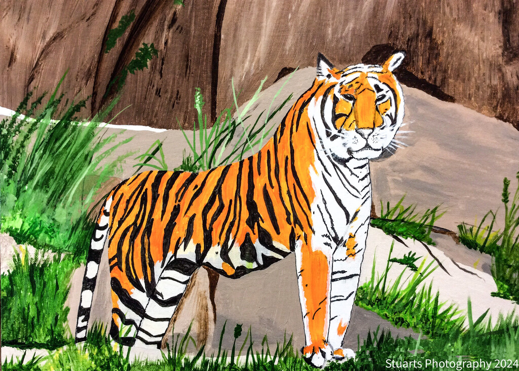 Tiger (painting) by stuart46