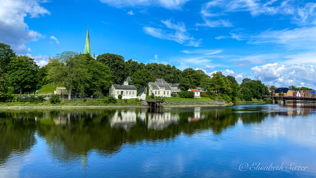 Along the river by elisasaeter