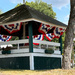 A patriotic band stand.