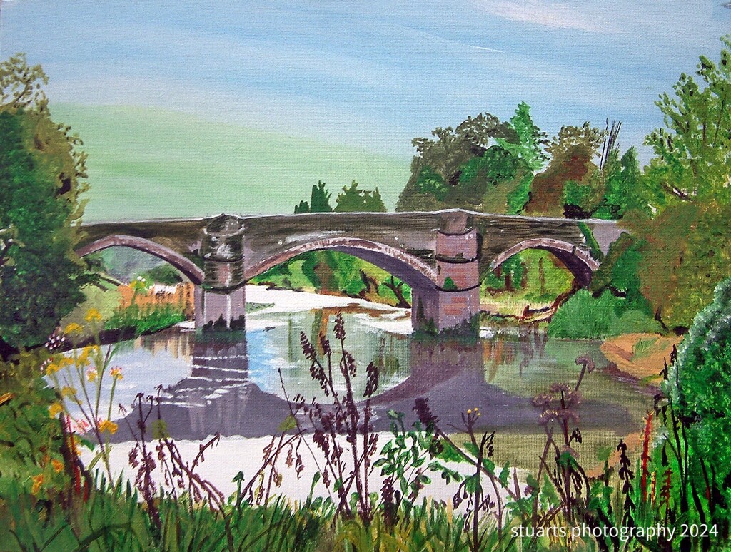 River crossing (painting) by stuart46