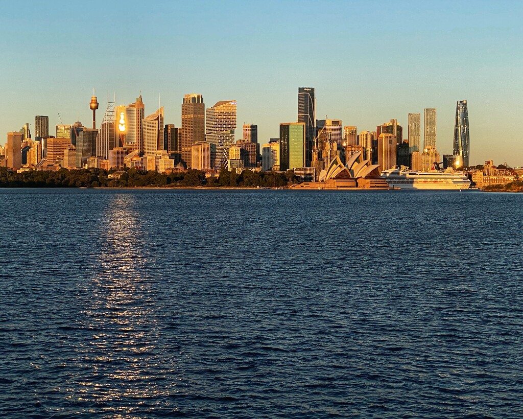 Sydney sunrise at the golden hour.  by johnfalconer