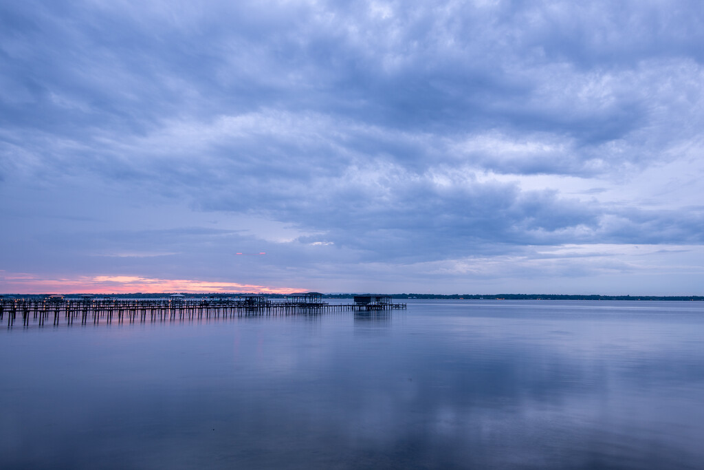 Mostly Grey Sunset Tonight! by rickster549