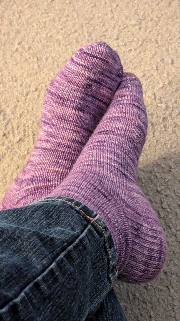 New Knitted Socks  by julie