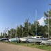 Sailboats Lined up by dailypix