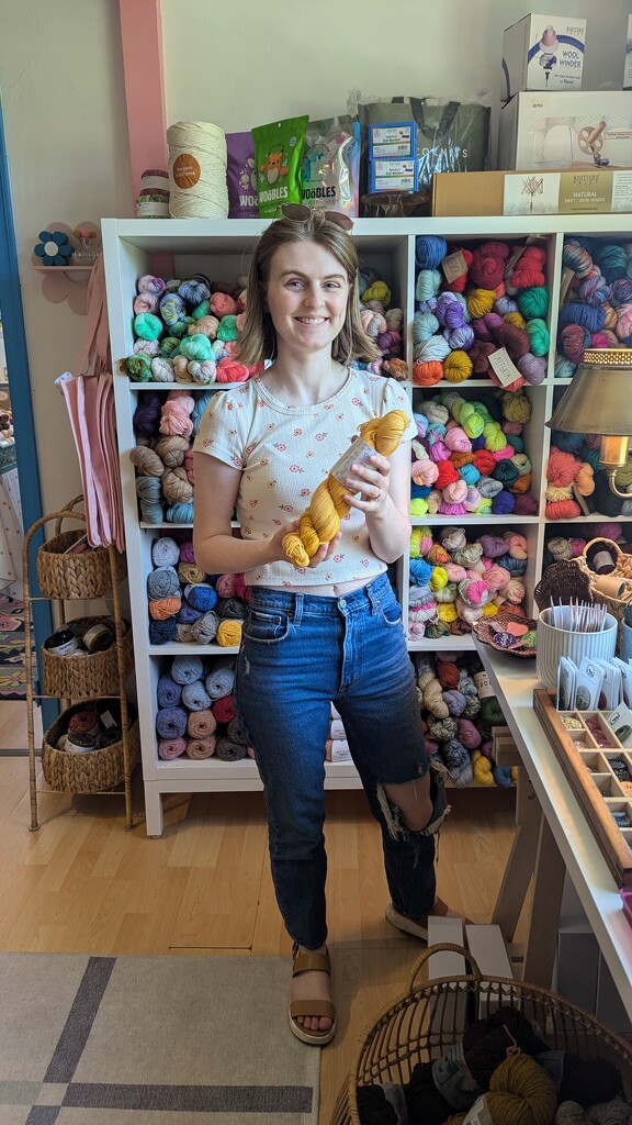 Yarn Crawl with my Daughter by julie