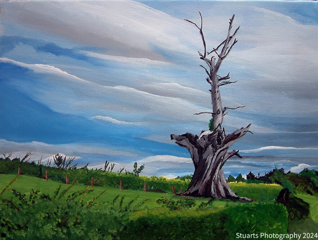 Dead tree (painting) by stuart46