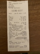 29th May 2024 - Petrol receipt 