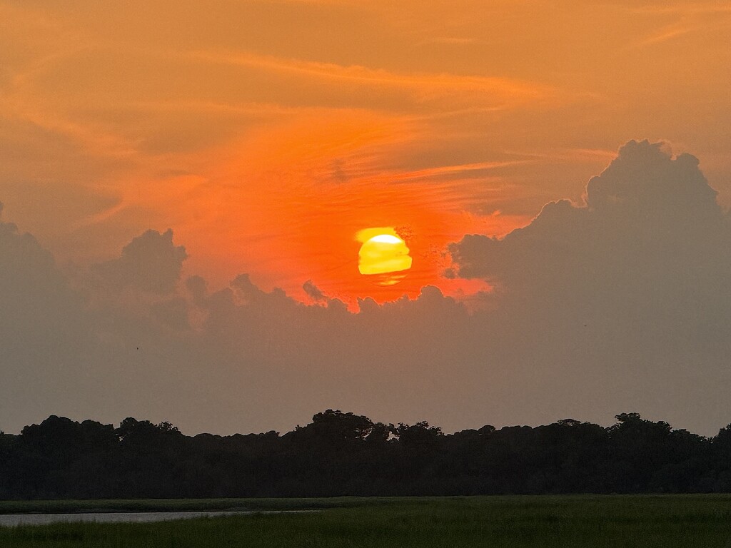 Marsh sunset by congaree