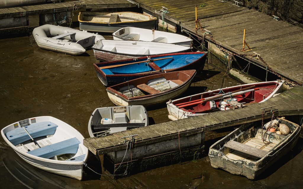 Boats in a huddle…. by billdavidson