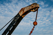 25th Jul 2024 - Old crane at sunset