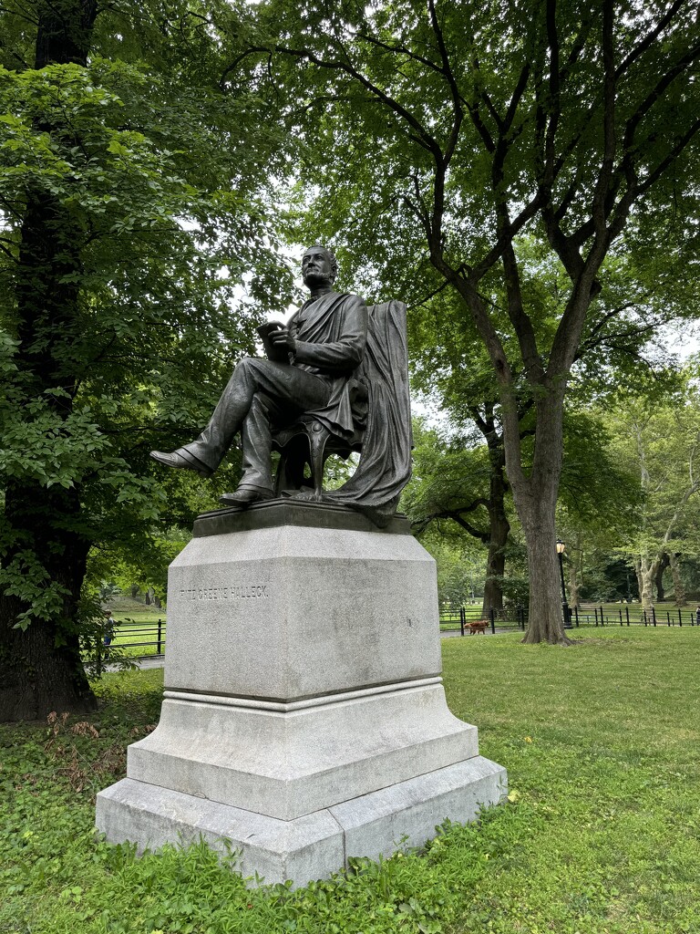 Fitz Greene Halleck Statue by blackmutts