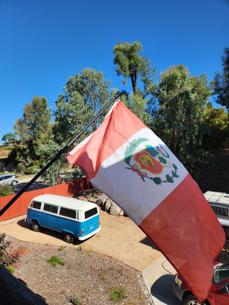 ¡Feliz dia de la Independencia!  Viva Peru by mariaostrowski