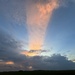 A most unusual and mystical sunset cloud formation over the marsh by congaree