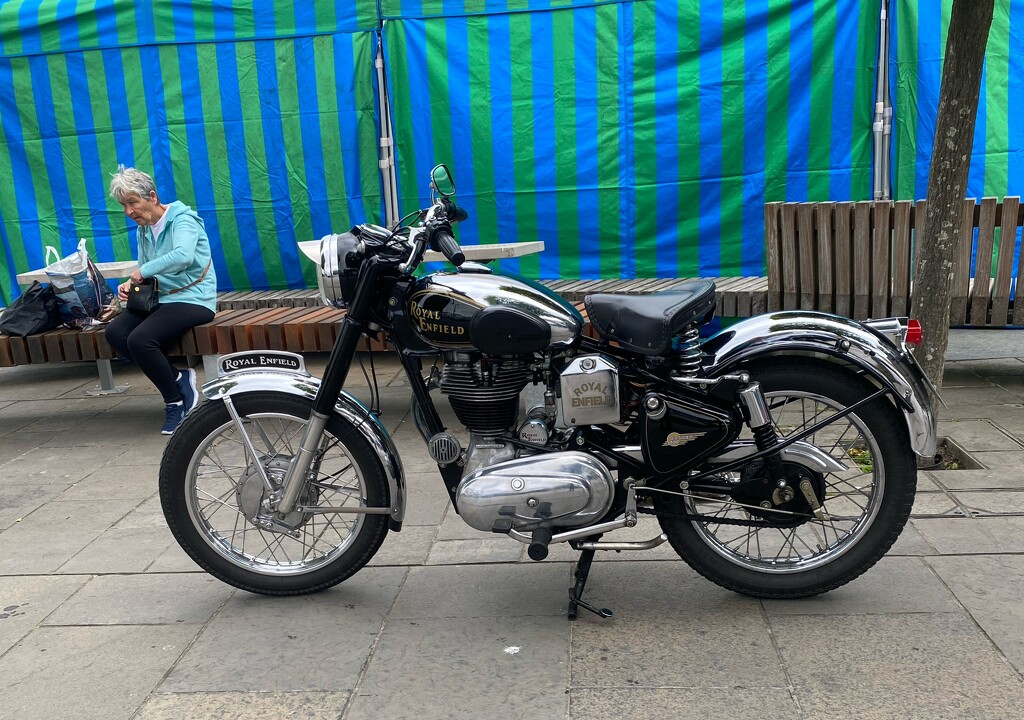 Royal Enfield motorcycle  by alison59