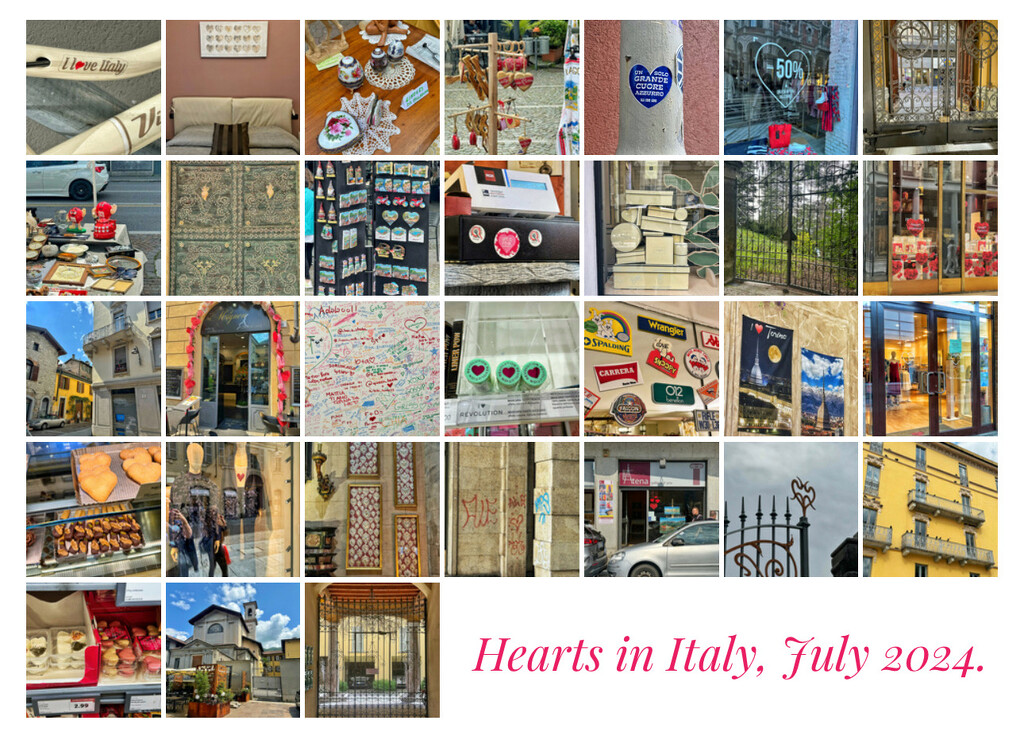 Hearts in Italy, July 2024.  by cocobella