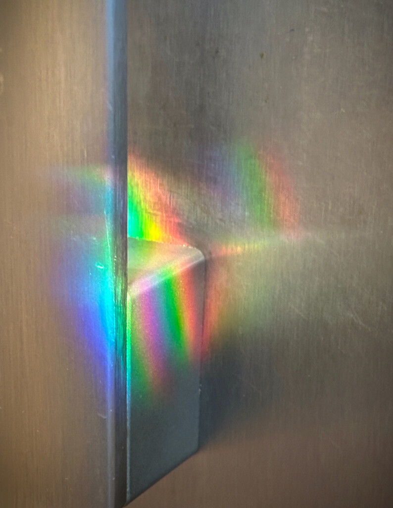 Rainbow on the Refrigerator Door by shutterbug49