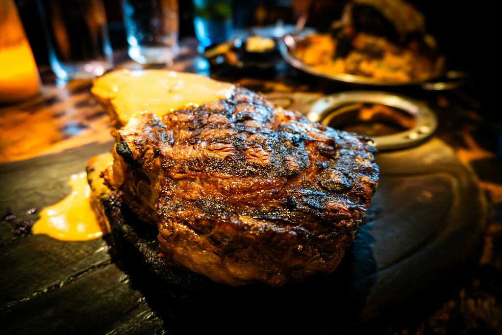 Grilled Ribeye Perfection by veronicalevchenko