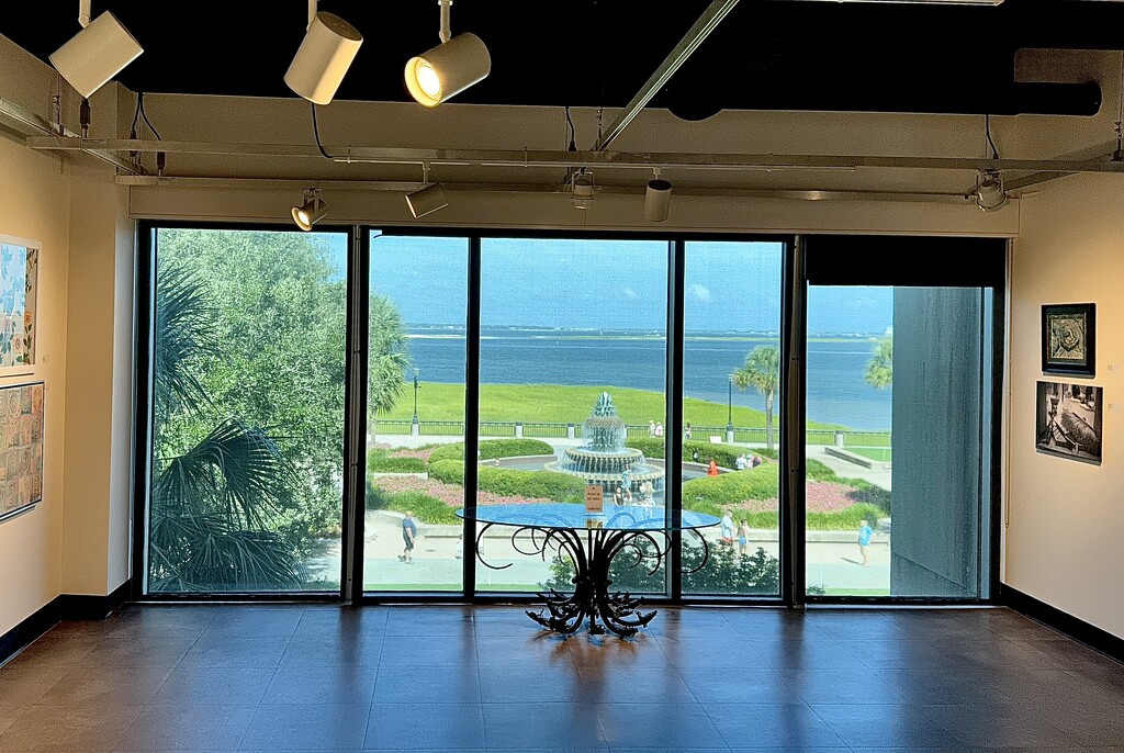 City Gallery, Charleston, with view of Waterfront Park by congaree