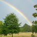 Rainbow over the hayfield... by thewatersphotos