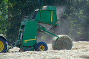 7th Aug 2024 - Belching another hay bale...