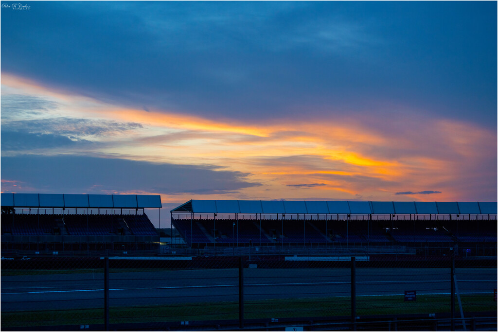 Sunset at Silverstone by pcoulson