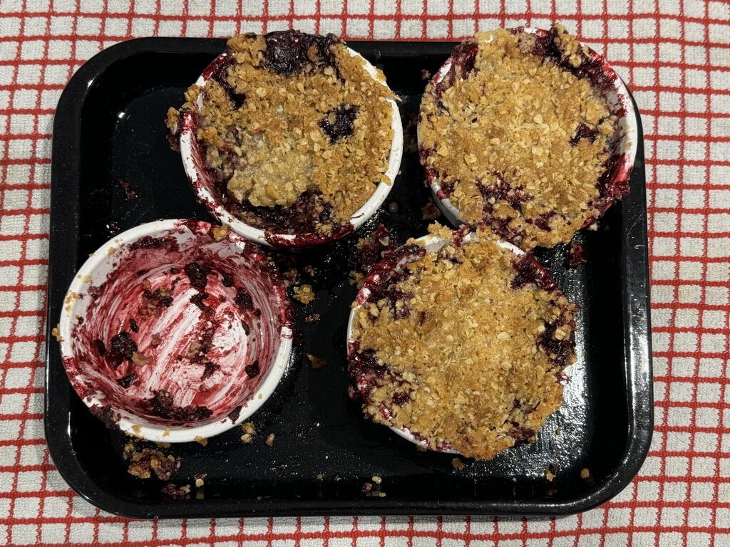 Blackberry crumble  by jeremyccc