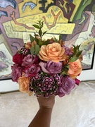 8th Aug 2024 - Peach & Purple Bunch of Roses