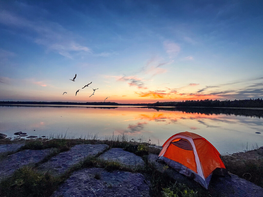 Sunset Tenting by pdulis