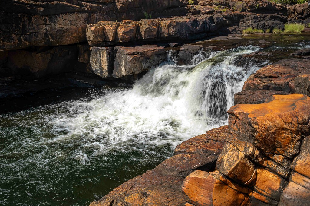 Falls on King Edward River by pusspup