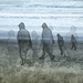 Walking at the beach by dkbarnett