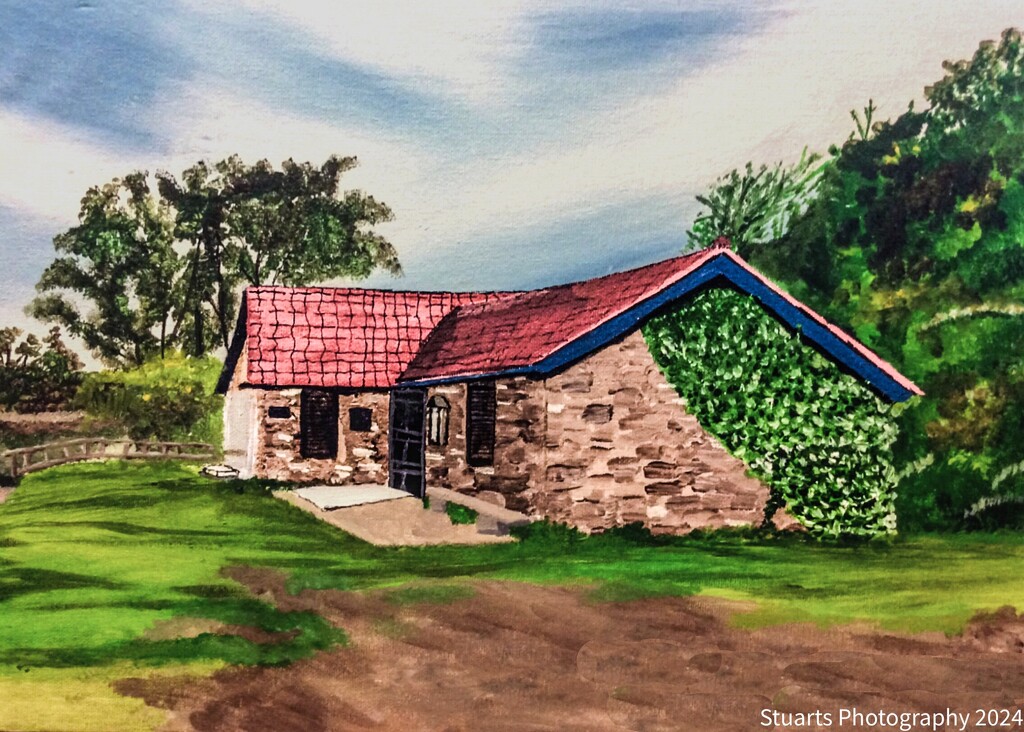 Cottage (painting) by stuart46