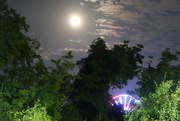 5th Aug 2024 - Full moon with ferris wheel