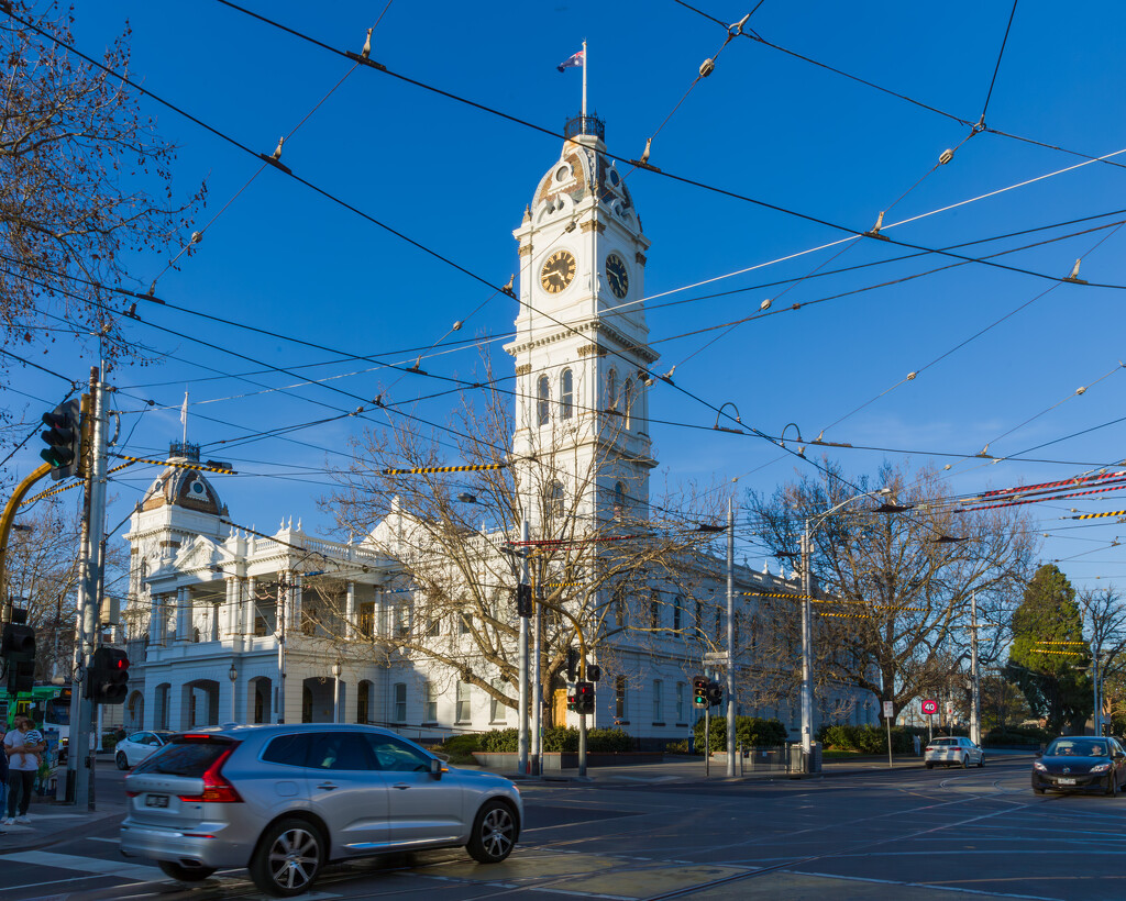 Overhead tram wires by briaan